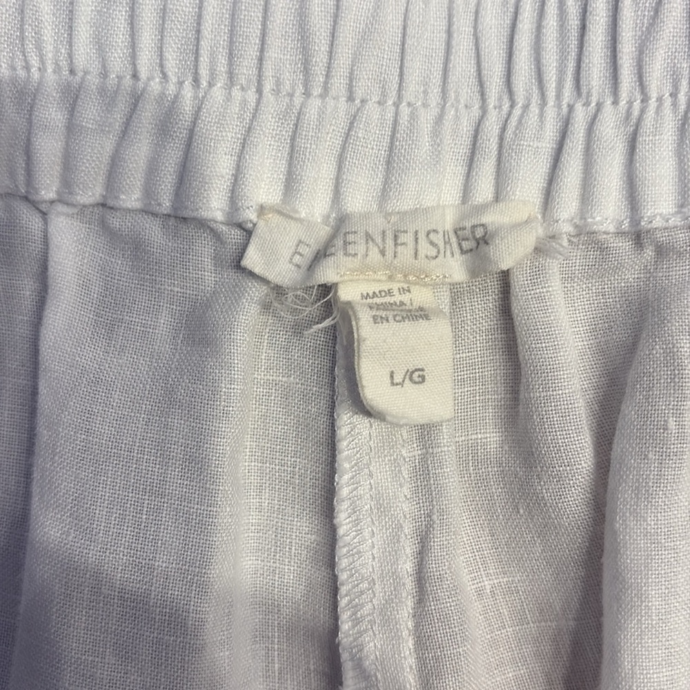 Chic White Linen Pants - Picture 5 of 5